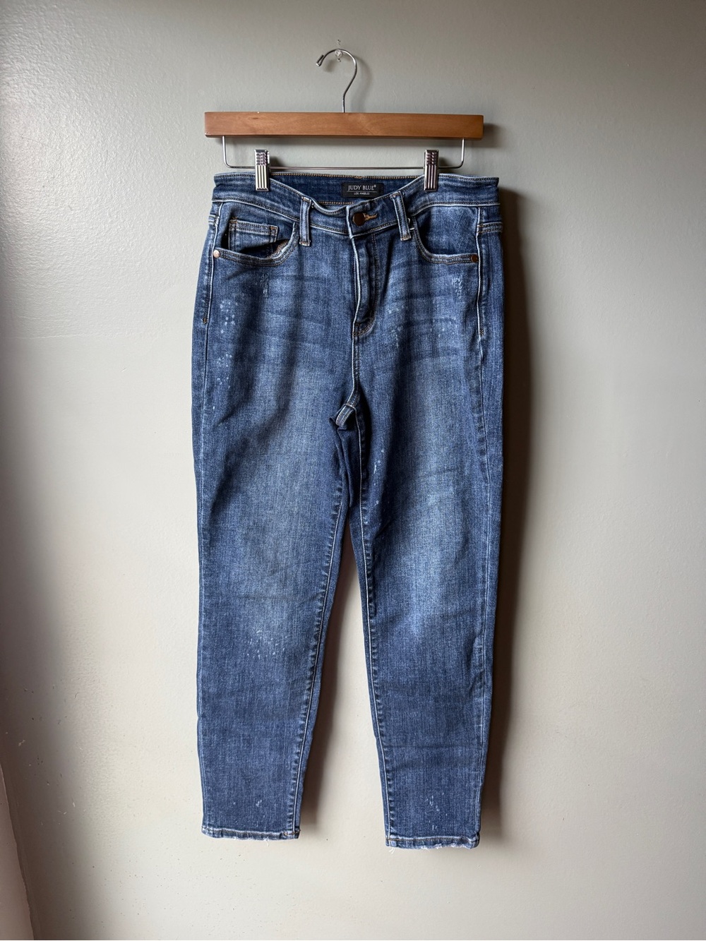 Judy Blue Los Angeles Mid Rise Blue Skinny Jeans Size 7/28